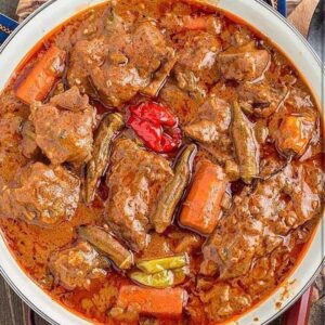 Accueil riz viande et poulet