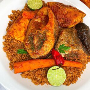 riz viande et poulet